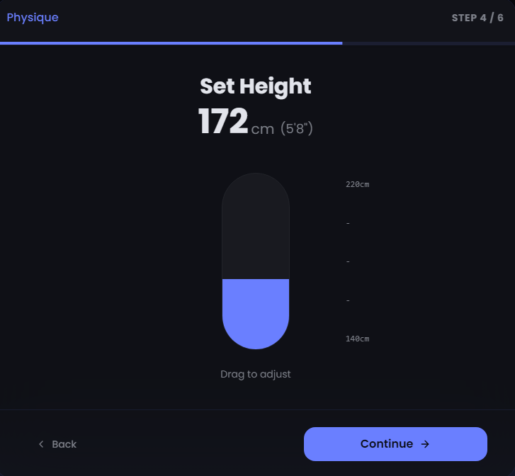Step 4: Customize AI influencer height
